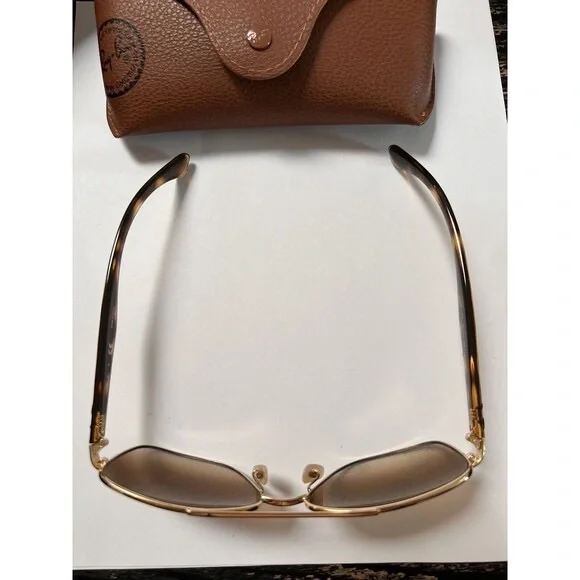 Ray Ban Men’s Brown Metal And Plastic tortoiseshell Frames With Case - Picture 6 of 6